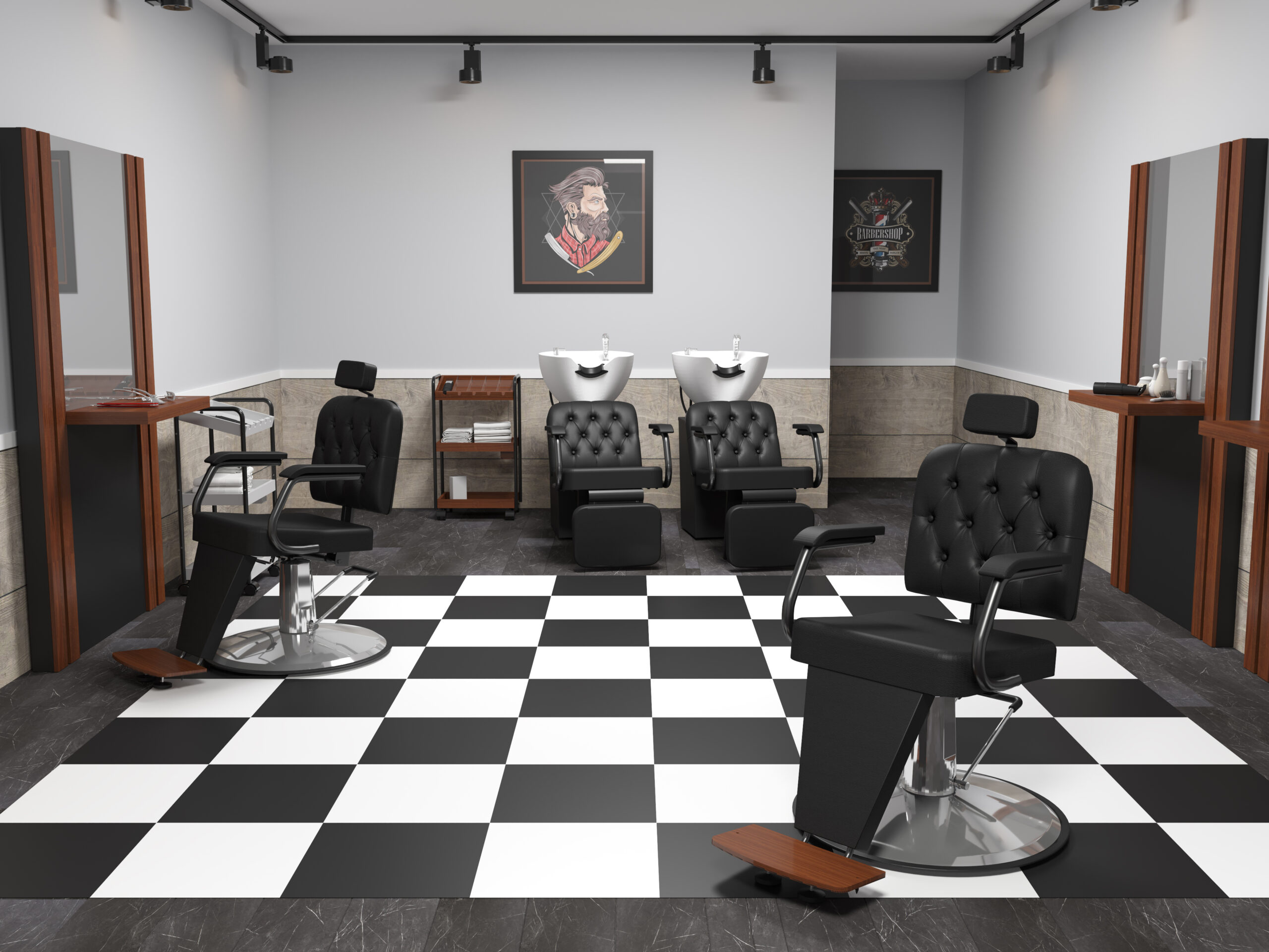 Cadeira de Barbeiro Barber Boss Reclinável - Executiva