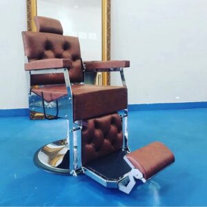 Cadeira de Barbeiro Londres Vermelha Nova em SALDÃO - Pedrosa